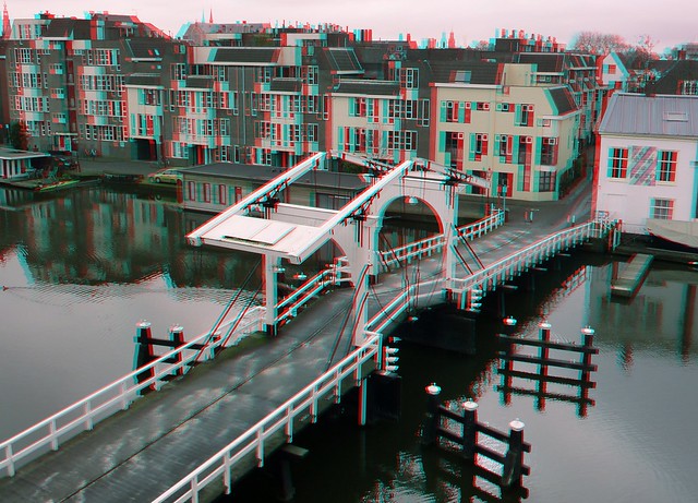 Rembrandt Bridge Leiden 2011 3D