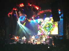 Allman Brothers Band playing "Walk on Gilded Splinters" in first set at Beacon Theatre.