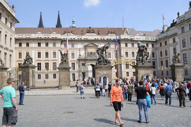 Entrada al Castillo Real de Praga
