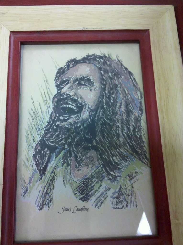 Laughing Jesus Found At The Goodwill Kelley Minars Flickr