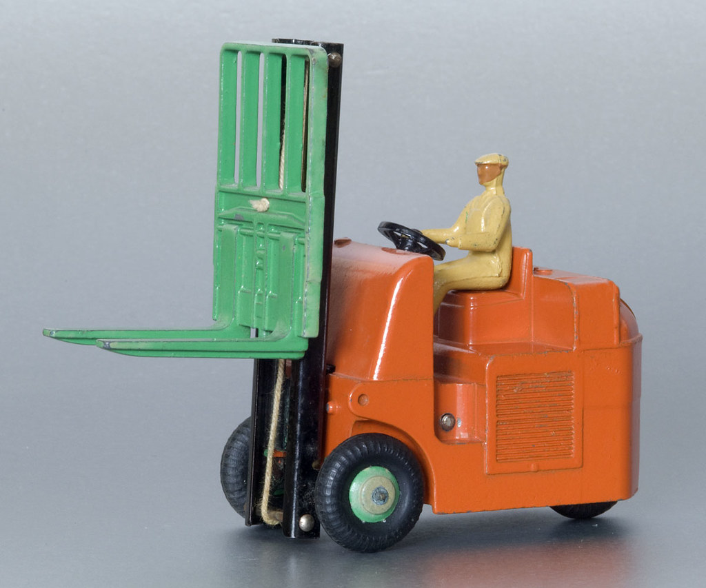Dinky Toy 14c Coventry Climax Fork Lift Truck Forklift   AUCTION FOR 2 TIRES 
