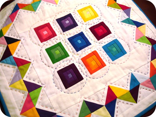 DQS10 Sent - A Cacophony of Color | by A Blond Quilts