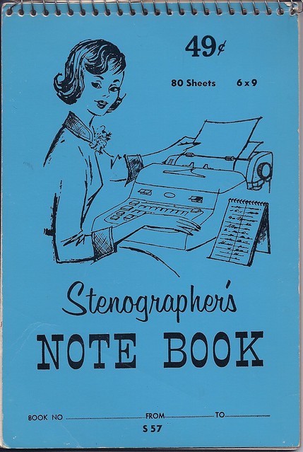 Stenographers Note Book