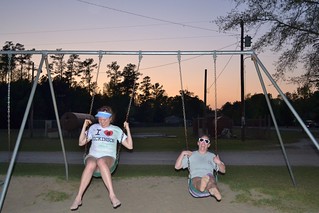 on the swings