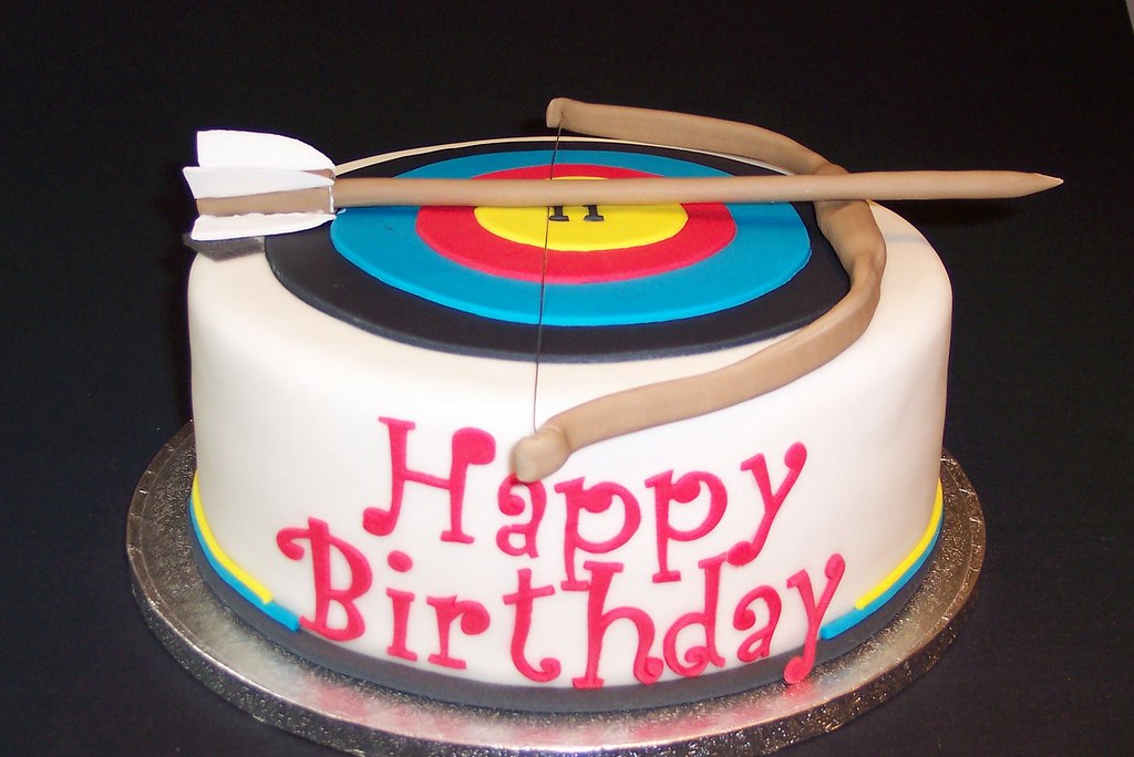 Birthday Cake for a girl who likes Archery. 