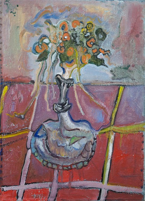 Candleholder. 46 x 34 cm. 2011. Oil on canvas.
