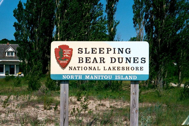 Sleeping Bear Dunes National Lakeshore Sign