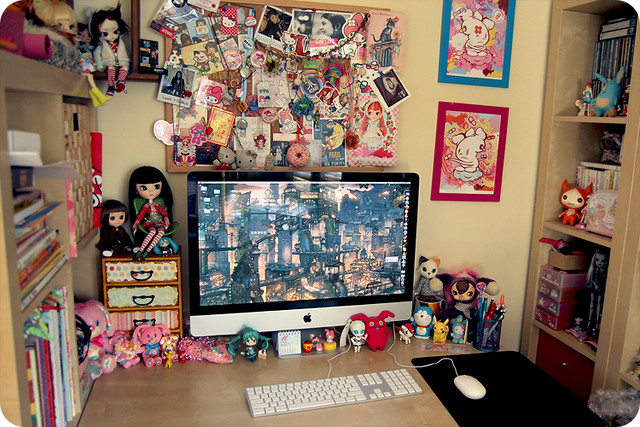 my new desk set up