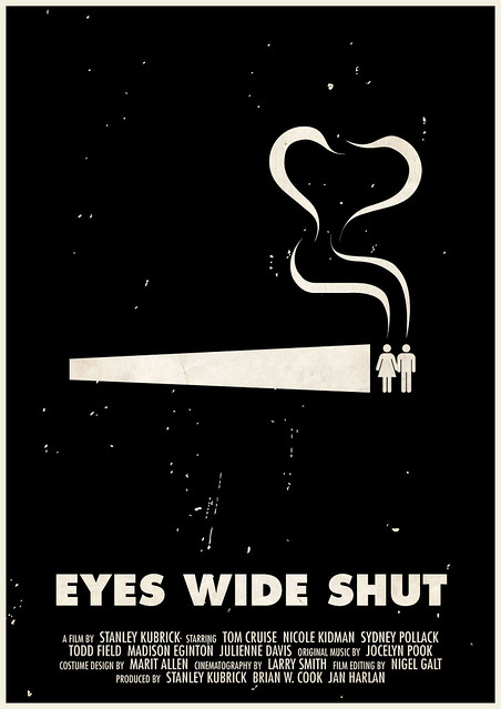 'Eyes Wide Shut' pictogram movie poster