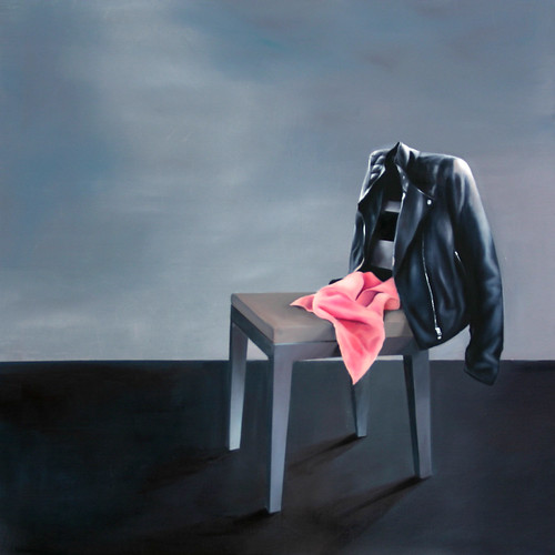 Corinne Dauger- Guns&Roses100x100cm - Collection "Féminin singuliers" | by Corinne Dauger