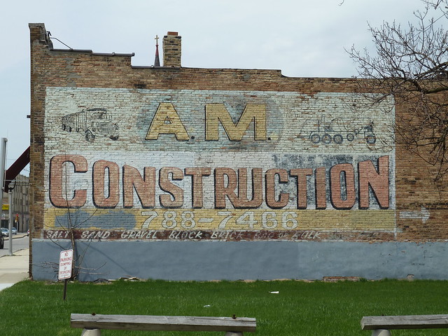 A.M. Construction Ghost Sign - Milwaukee