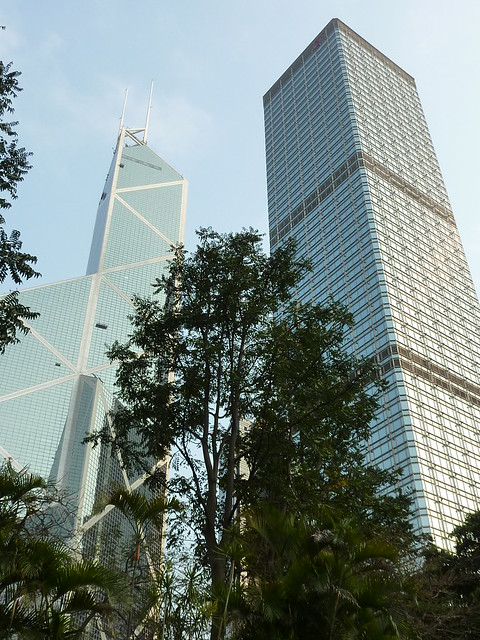 Cheung Kong Centre and Bank of China Tower, Central, Hong Kong