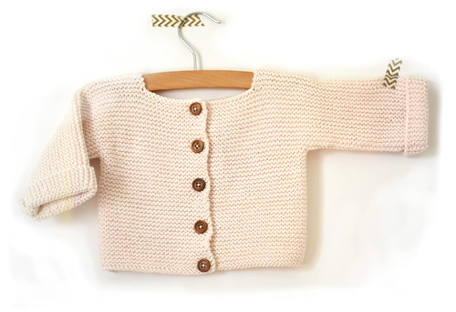 Gilet bébé Paul | Gilet tricoté en coton Alto de Cheval Blan… | Flickr