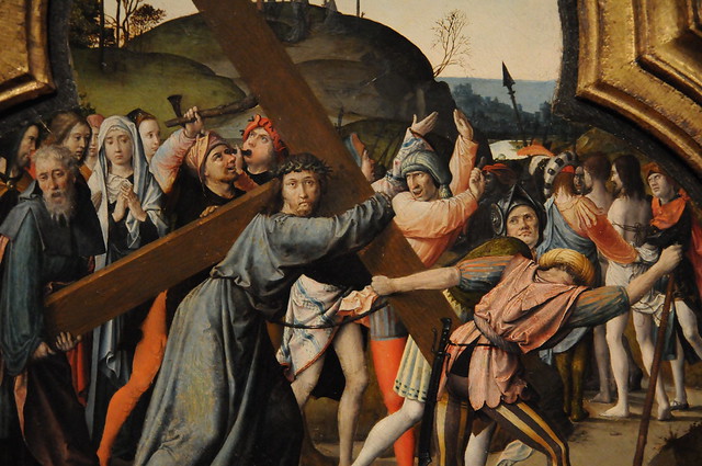 Christ Carrying the Cross - Anonymous (Flemish) 15th century