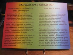Slipher spectrograph measured expanding universe