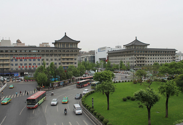 Street View - Xian, China.