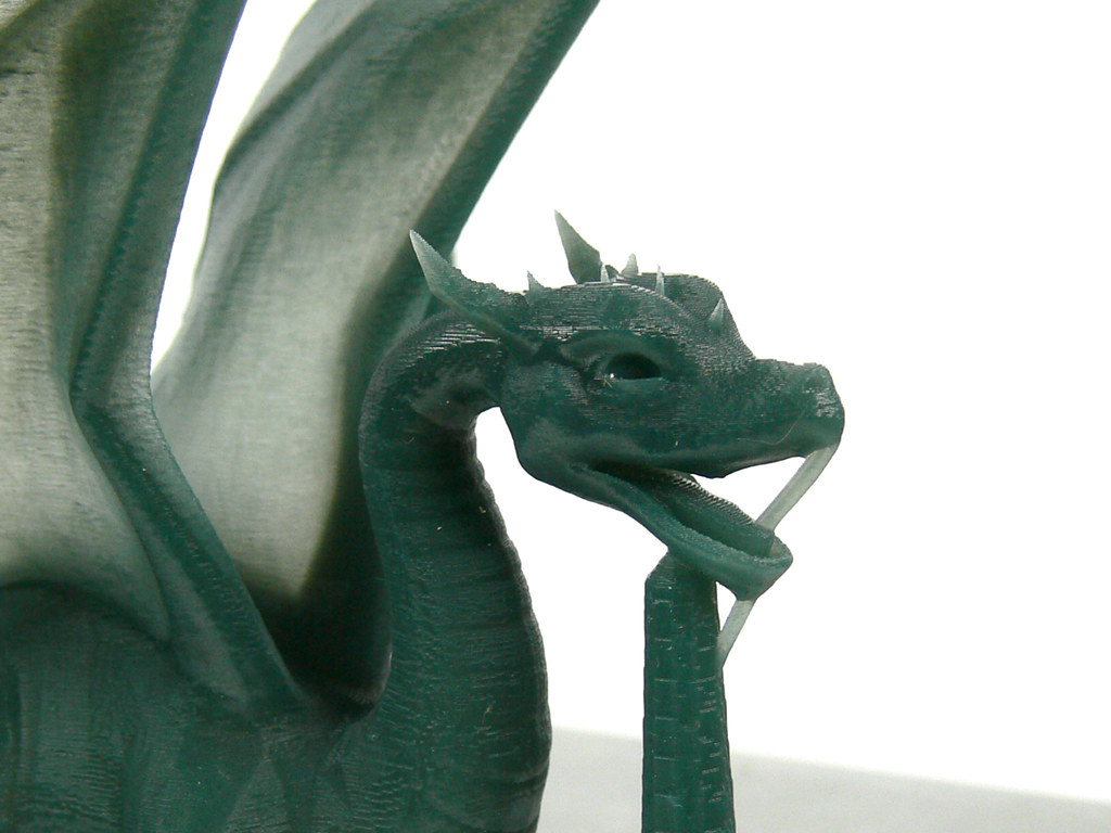 3D printed Dragon 3D printed Dragon with Kudo3D Titan 1