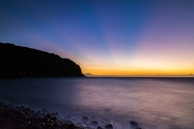 Sunset Barachois - Reunion Island