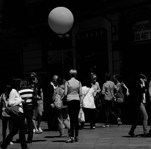 Girl with Balloon, …   (street-photo)    15.5.c
