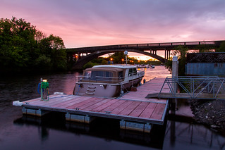 Sunset over Carrybridge and 'Just One More'