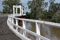 Old North Bourke Bridge over the Darling River