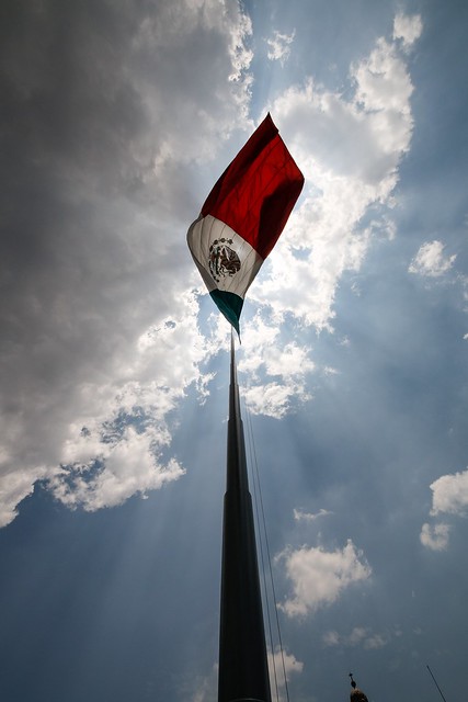 #Bandera #México #Zócalo