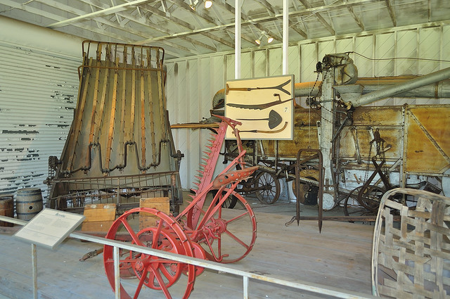 Antiques on display at Farm and Forestry Museum