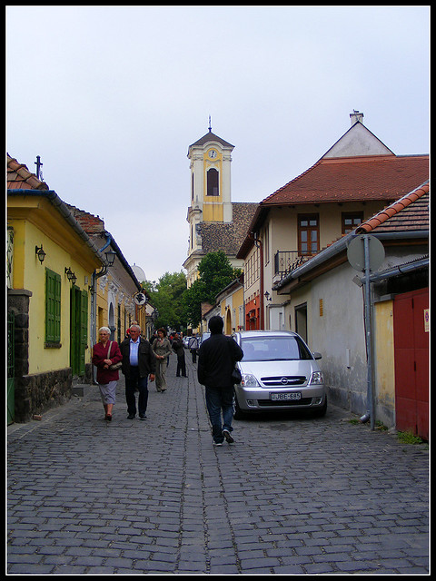 Cobbled street in Szentendre