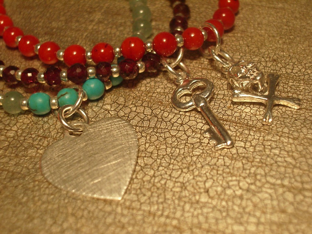 019.charm bracelets | sterling silver charm bracelets with s… | Flickr