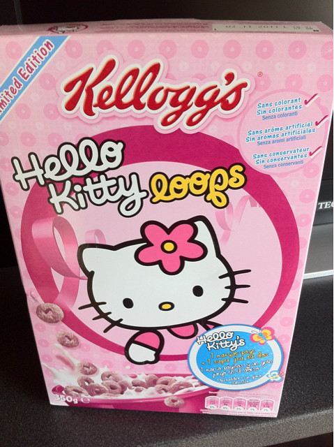 Omg!! Hello Kitty cereal!!!, Posted by twitter.com/foundonf…