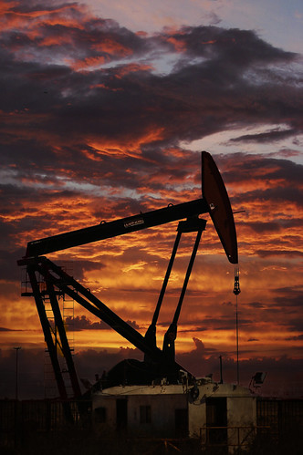 sunset composite atardecer oil cigüeña petróleo