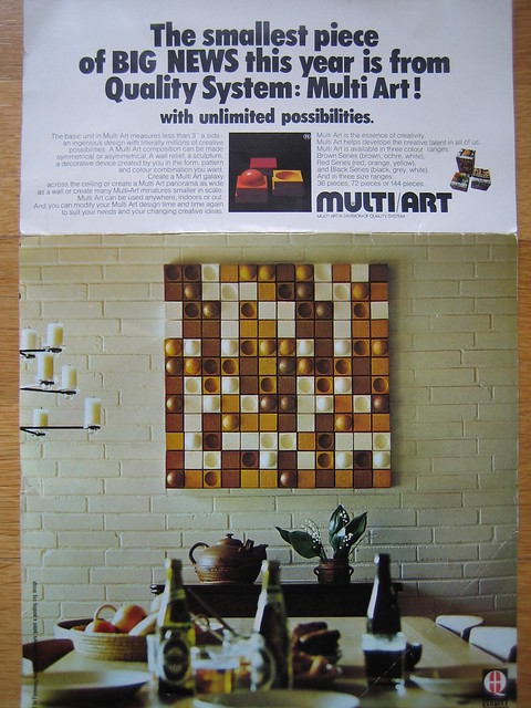 Multi Art Quality System designed by Flemming Hvidt made in Denmark wall panel decoration