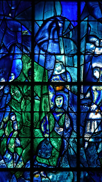 Wed, 04/27/2011 - 14:45 - Marc Chagall Stained Glass. Reims Cathedral, France 27/04/2011