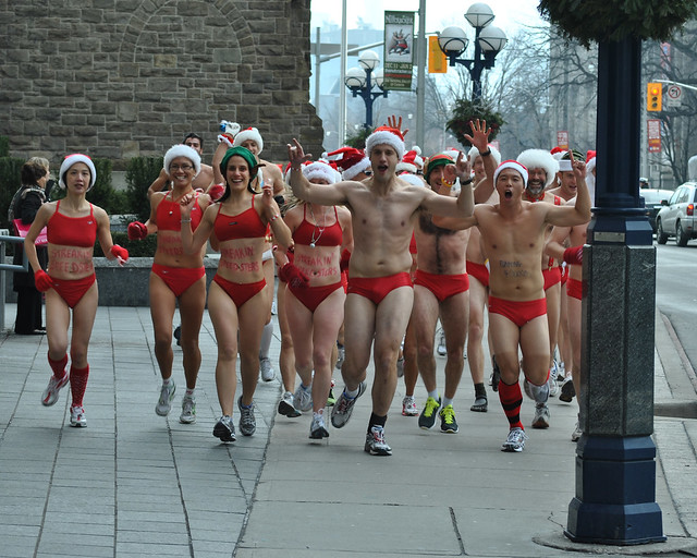 Toronto Santa Speedo Run