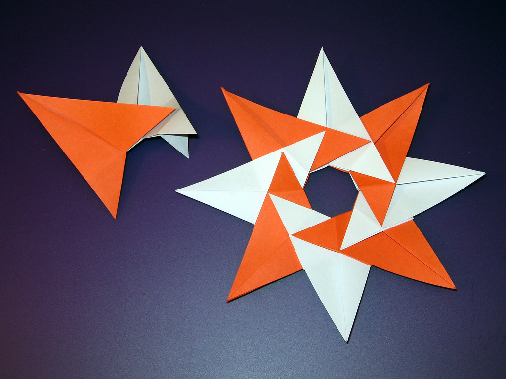 Origami Stella Di Natale 3d.Stella Natale Vista Da Sotto Christmas Stars Back Flickr
