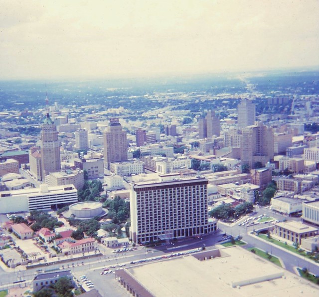 View from Hemisfair Tower - 1971