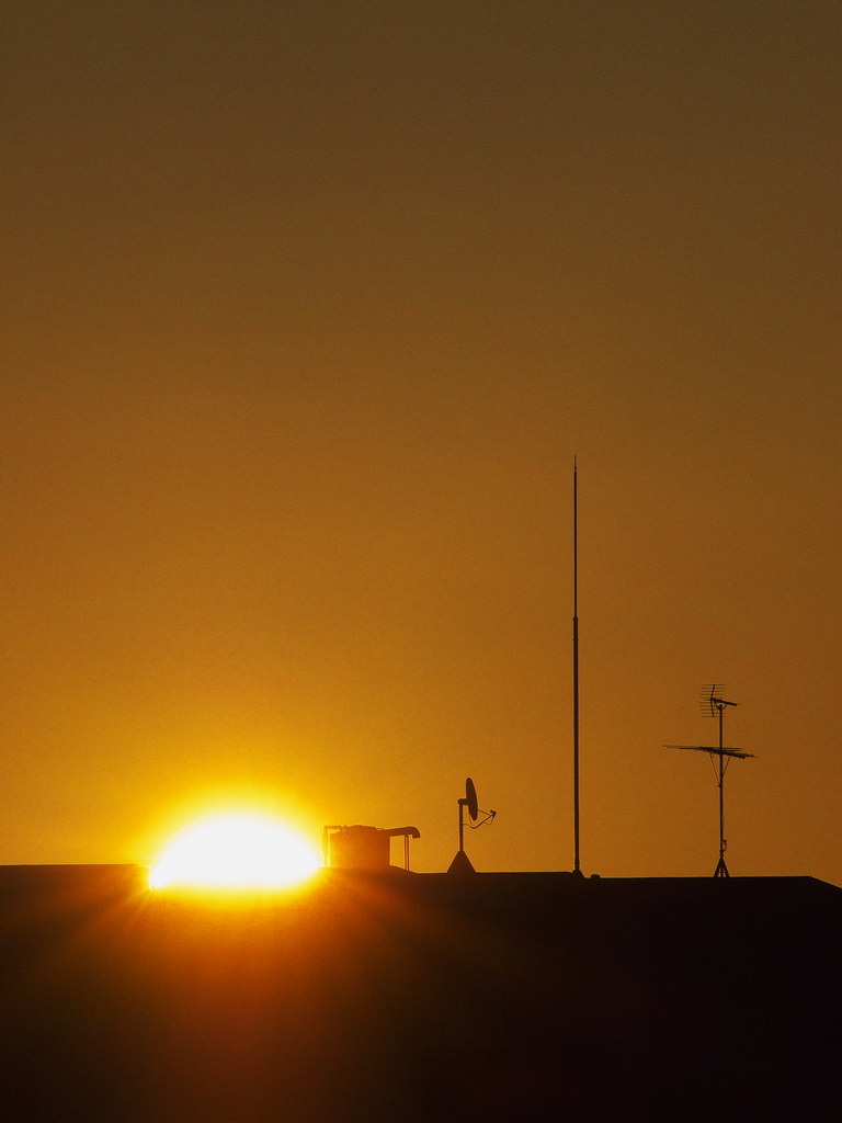 rise of the sun