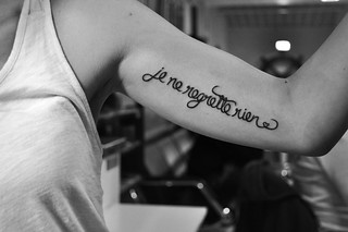 je ne regrette rien | by Diana Torres tatuajes