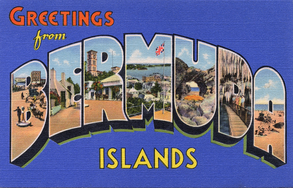 Yankee Store Bermuda Greetings from Bermuda Vintage Postcard