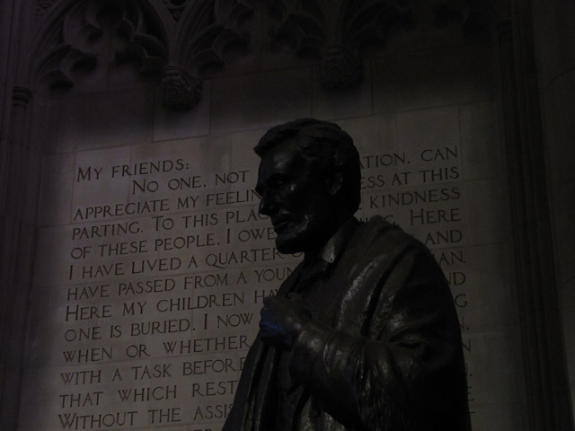 Washington National Cathedral  - Lincoln statue