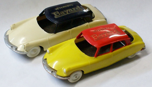 Citroen DS Minialuxe 1/43 scale, 2 French Promos