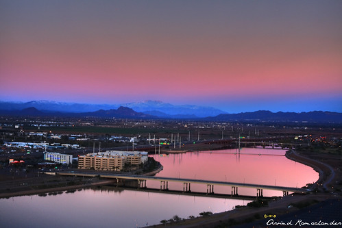 A Mountain - Tempe's specialty Winter sunset