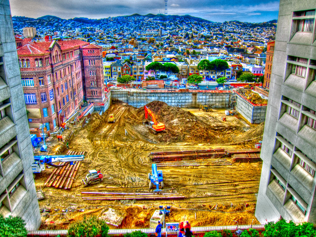 General Hospital Construction Zone Handheld HDR by Walker Dukes