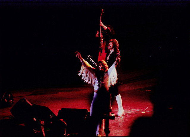 1977 Ozzy Osboune in Black Sabbath Rock Concert MSG