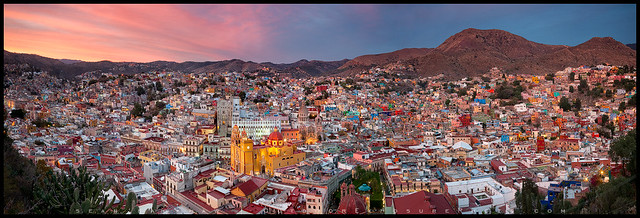 Guanajuato Sunset Panorama