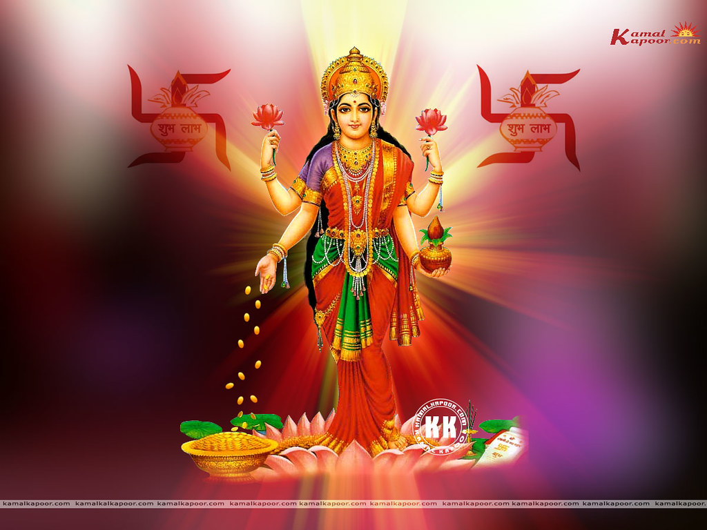 download hindu god Lakshmi Wallpaper | Lakshmi Ganesh Wallpa… | Flickr