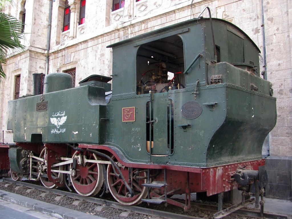 Steam locomotive from Hejaz Railway - Damascus