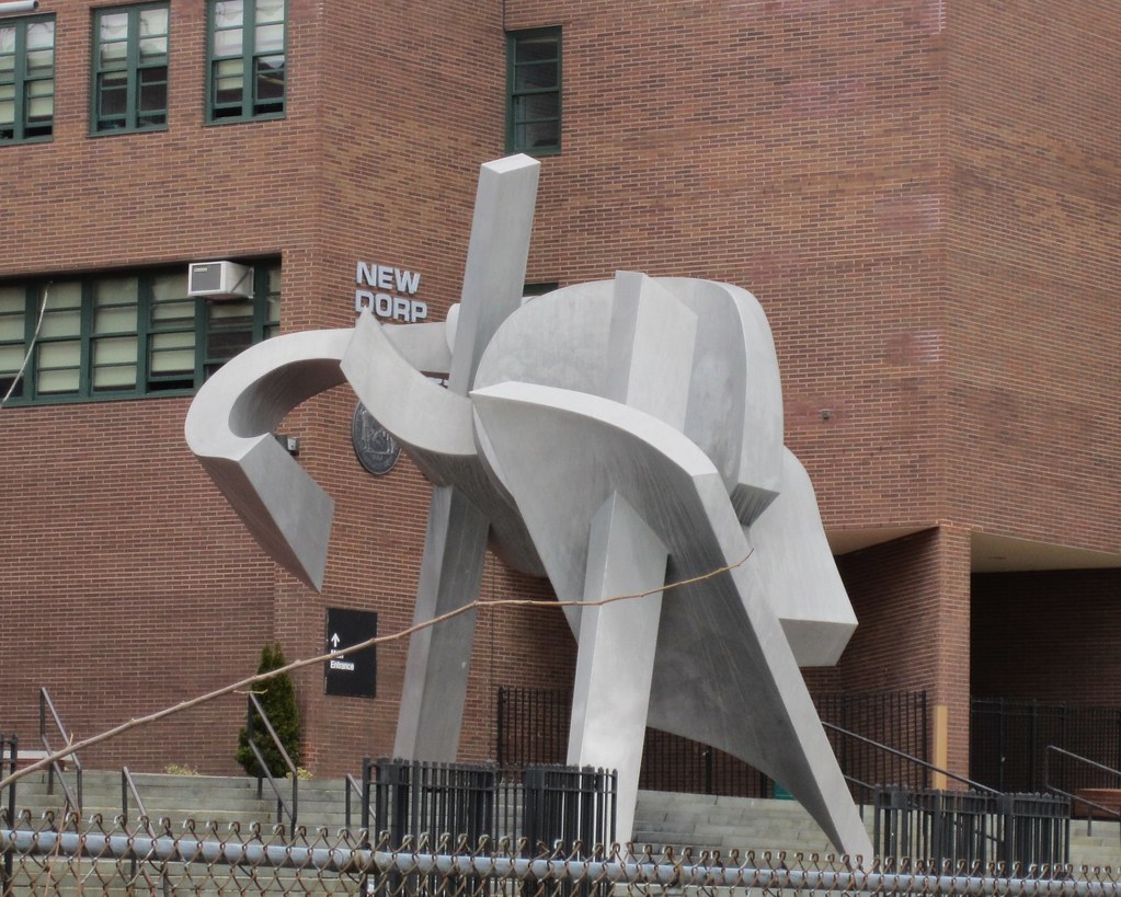 Staten Island New Dorp High School Sculpture | Bruce Johnson | Flickr