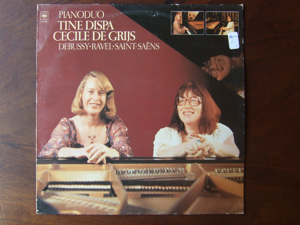 Debussy, Ravel, Saint-Saens - Piano Duo Tine Dispa, Cecile De Grijs, CBS 71091