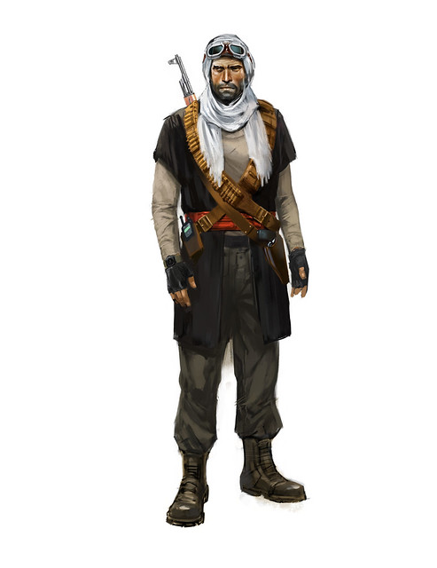 Agent Desert Concept - Characters & Art - Uncharted 3: Drake's